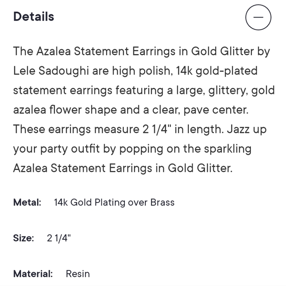 Azalea statement earrings - Picture 6 of 6